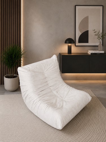 Beige stoffsessel stil - beige,
