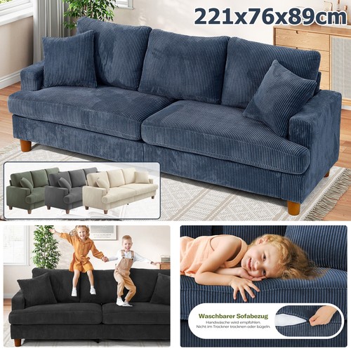 Sitzer sofa corduroy - 3,