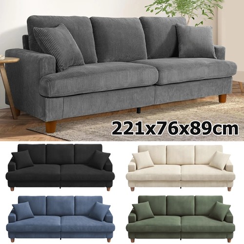 Cord sofa sitzer - sitzer,, 221cm