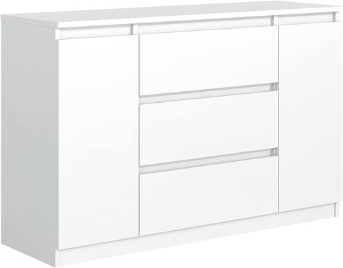 Kommode weiss matt mit - kommode,