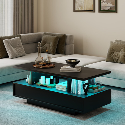 Couchtisch mit led beleuchtung - led,