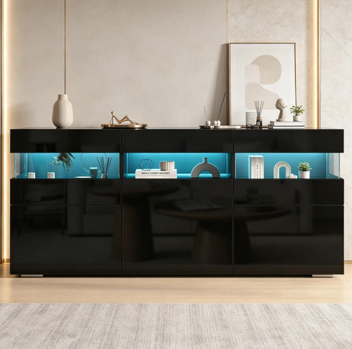 Hochglanz moderner sideboard - moderner,