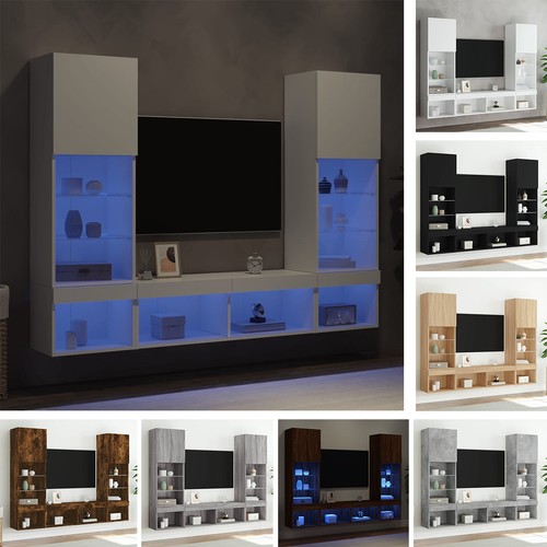 Tlg wohnwand mit rgb led - wohnwand,