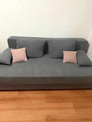 Schlafsofa grau ausklappbar