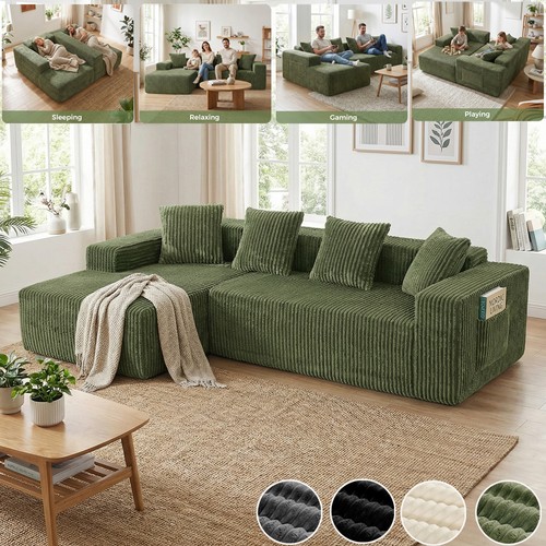 Ecksofa sofa couch cordsofa - ecksofa,