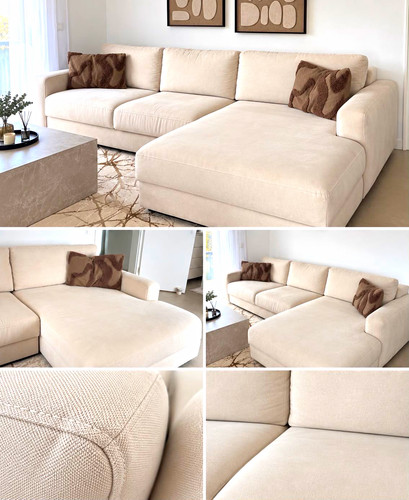 Modulares ecksofa beige - modulares,