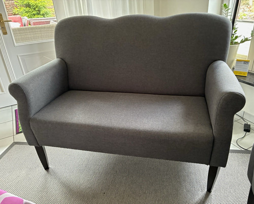 Zweisitzer sofa grau - zweisitzer,