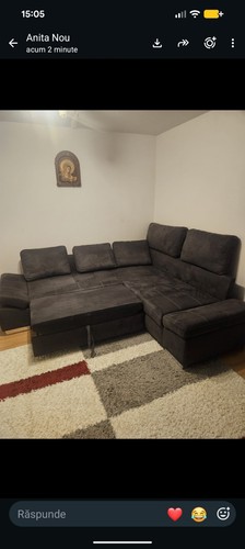 Ecksofa form mit ottomane - l-form,