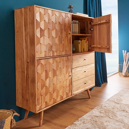 Massivholz highboard mystic - massivholz,