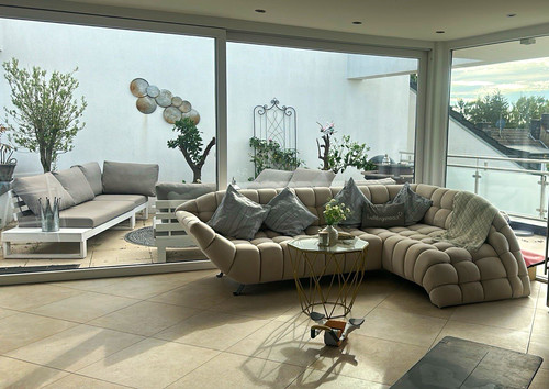 Ecksofa teilig beige - 2-teilig,