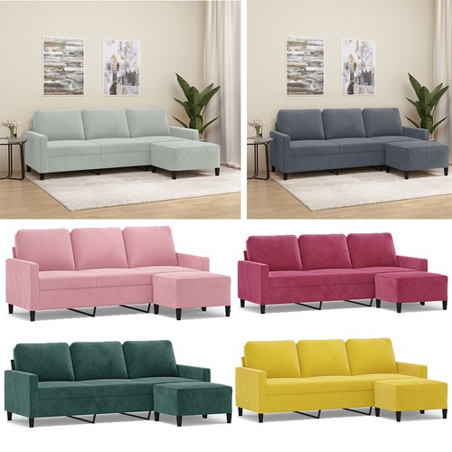 Sitzer sofa mit hocker - mit,