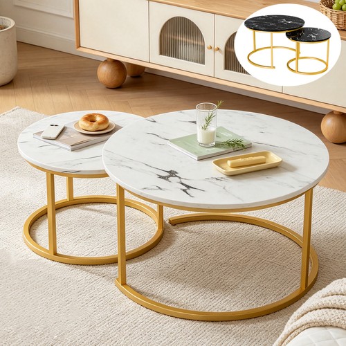 Couchtisch rund 2er set - rund,