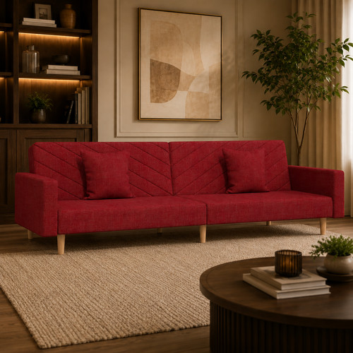 Sitzer schlafsofa stoff sofa - schlafsofa,