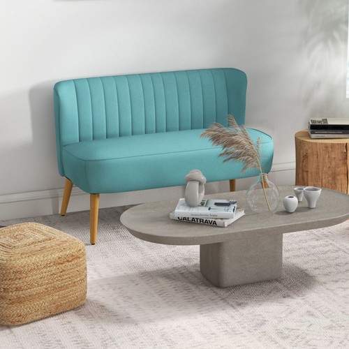 Homcom sitzer sofa - homcom, 2-sitzer