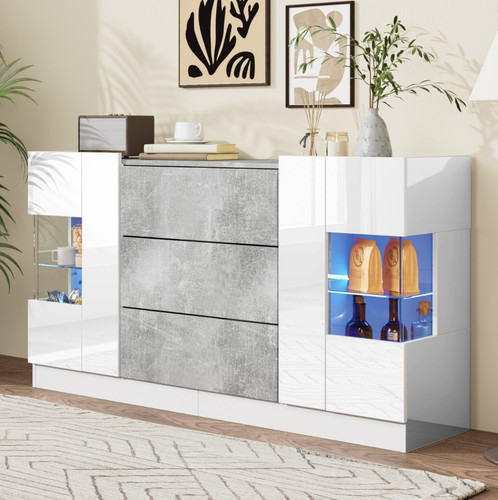 Hochglanz moderner sideboard - moderner,