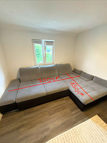 Graues ecksofa teilig mit - ecksofa, 2-teilig
